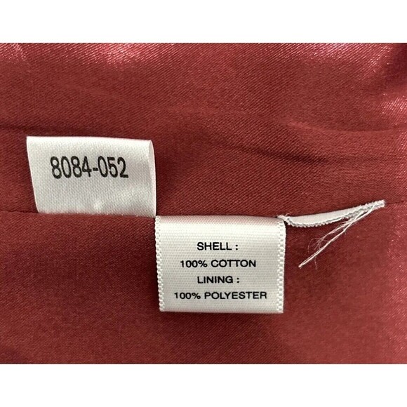 Ann Taylor Red Burgundy Cotton Button Down Blazer Jacket Size 0 - Picture 4 of 12